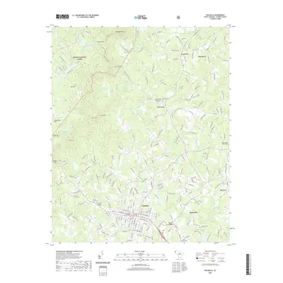 2020 Map of Walhalla, 2020 Print