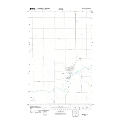2011 Map of Walhalla, 2011 Print