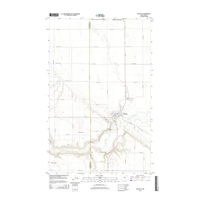 2014 Map of Walhalla, 2014 Print