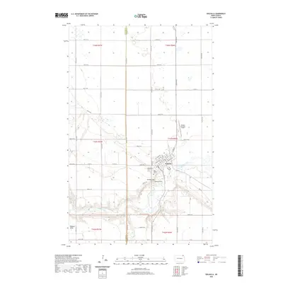 2020 Map of Walhalla, 2020 Print