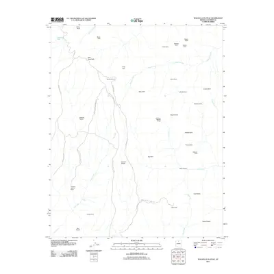 2011 Map of Walhalla Plateau, 2011 Print