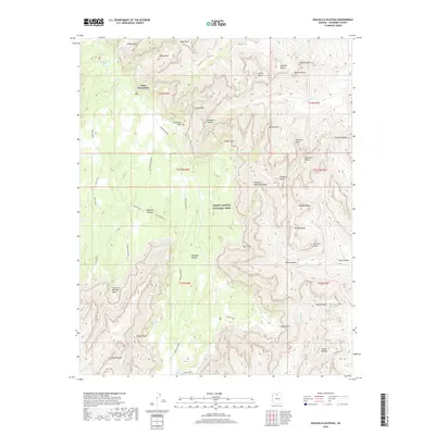2018 Map of Walhalla Plateau, 2018 Print