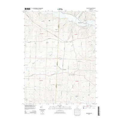 2013 Map of Walhonding, 2013 Print