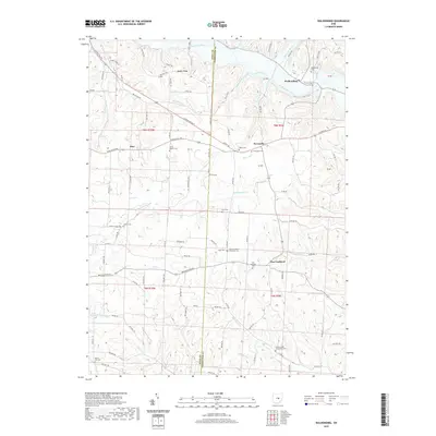 2019 Map of Walhonding, 2019 Print