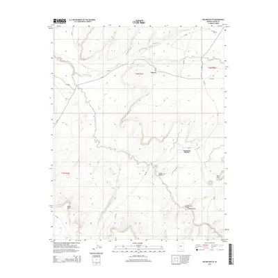 2014 Map of Walker Butte, 2014 Print