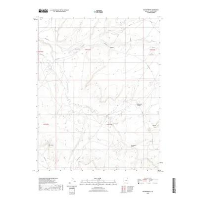 2018 Map of Walker Butte, 2018 Print