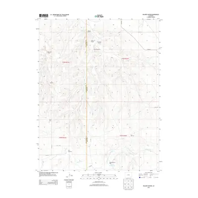 2013 Map of Walker Canyon, 2013 Print