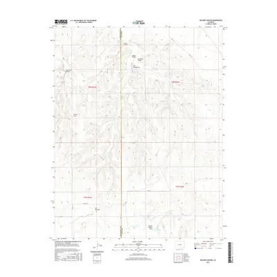 2016 Map of Walker Canyon, 2016 Print
