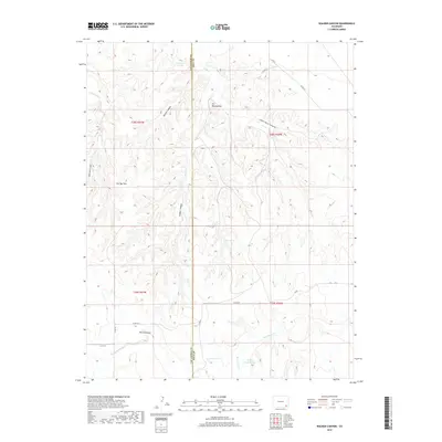 2019 Map of Walker Canyon, 2019 Print