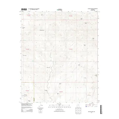 2013 Map of Walker Canyon, 2013 Print