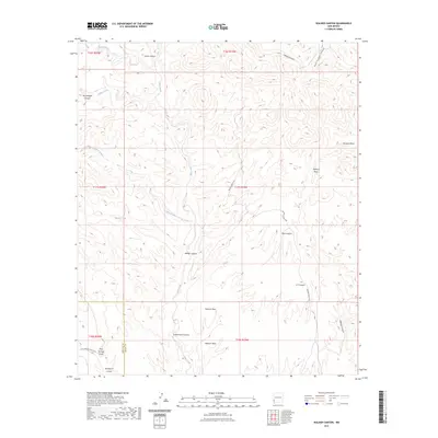 2023 Map of Walker Canyon, 2023 Print