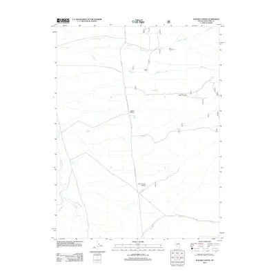 2012 Map of Walker Canyon, 2012 Print