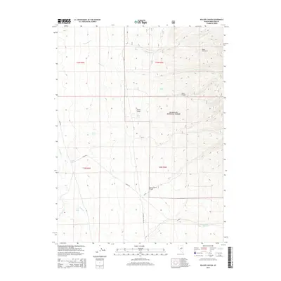 2014 Map of Walker Canyon, 2014 Print