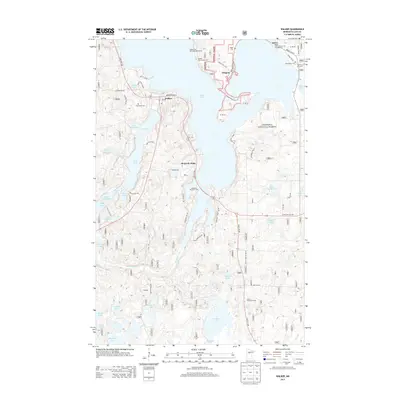 2013 Map of Walker, 2013 Print