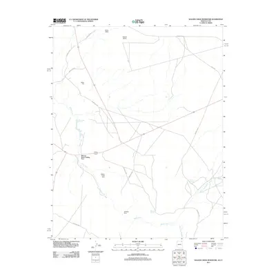 2011 Map of Walker Creek Reservoir, 2011 Print
