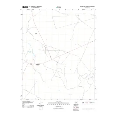 2011 Map of Walker Creek Reservoir, 2011 Print