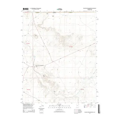 2014 Map of Walker Creek Reservoir, 2014 Print