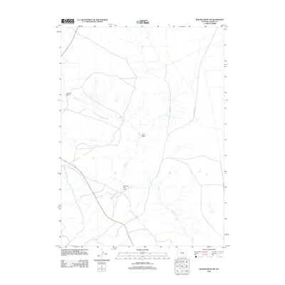 2012 Map of Walker Draw NW, 2012 Print