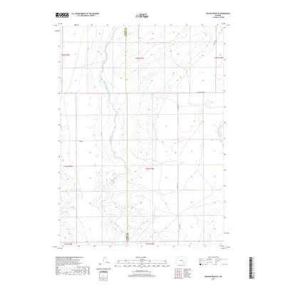 2017 Map of Walker Draw SE, 2017 Print