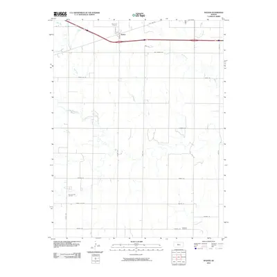 2010 Map of Walker, 2010 Print