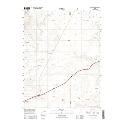 2014 Map of Walker Flat, 2014 Print