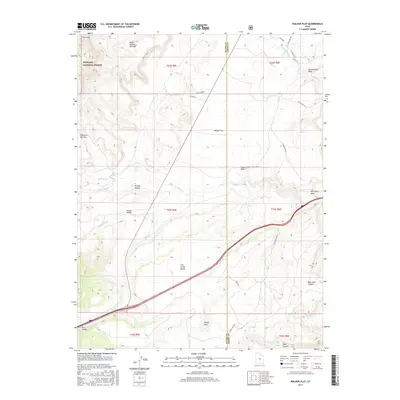 2017 Map of Walker Flat, 2017 Print