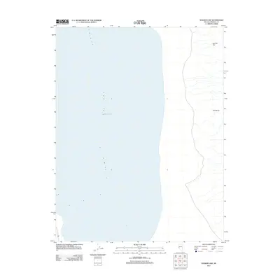 2011 Map of Walker Lake, 2011 Print