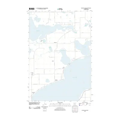 2010 Map of Walker Lake, 2010 Print