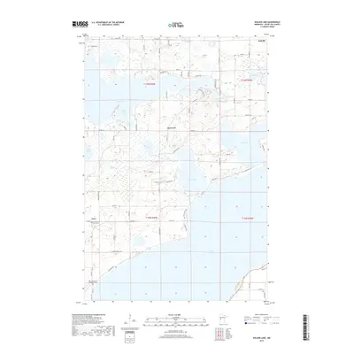2019 Map of Walker Lake, 2019 Print