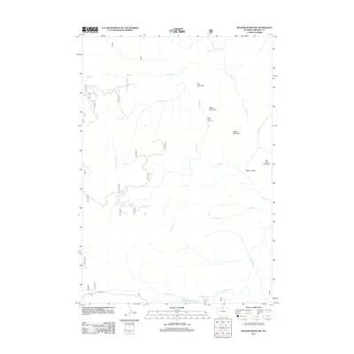 2012 Map of Walker Mountain, 2012 Print