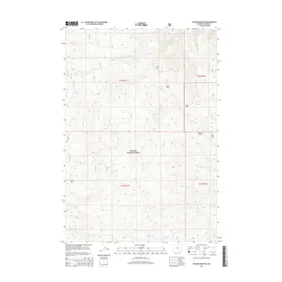 2015 Map of Walker Mountain, 2015 Print
