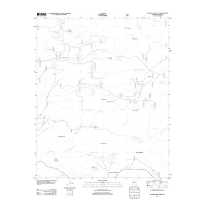 2011 Map of Walker Mountain, 2011 Print