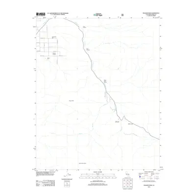 2012 Map of Walker Pass, 2012 Print