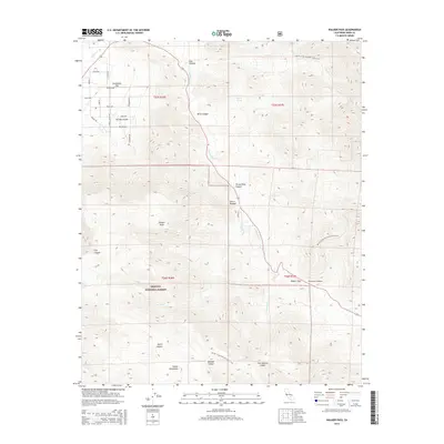 2015 Map of Walker Pass, 2015 Print