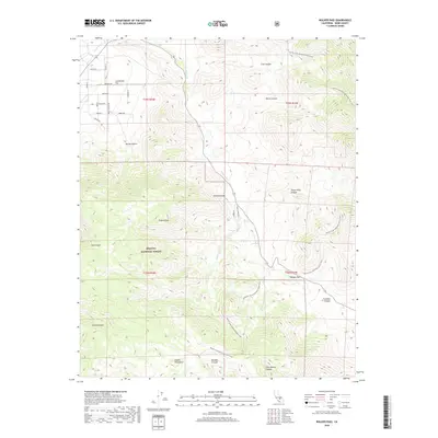 2018 Map of Walker Pass, 2018 Print