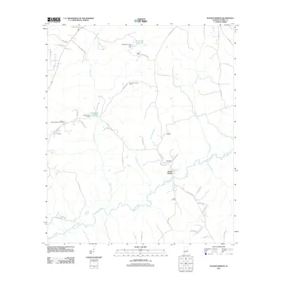 2011 Map of Walker Springs, 2011 Print