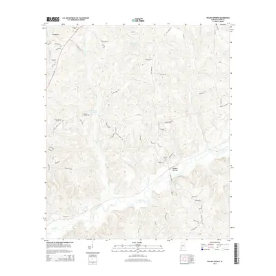 2014 Map of Walker Springs, 2014 Print