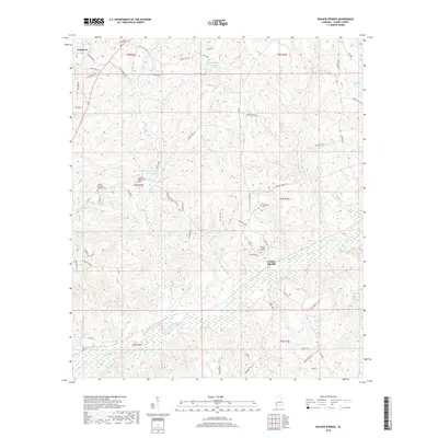 2018 Map of Walker Springs, 2018 Print
