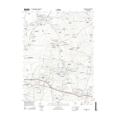 2014 Map of Walkersville, 2014 Print