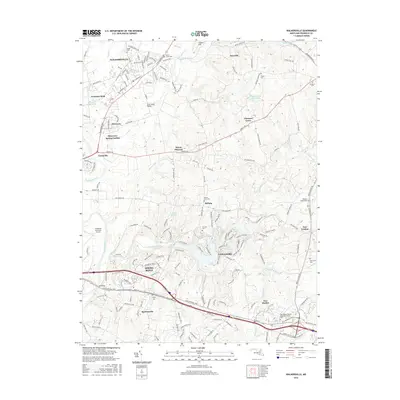 2016 Map of Walkersville, 2016 Print