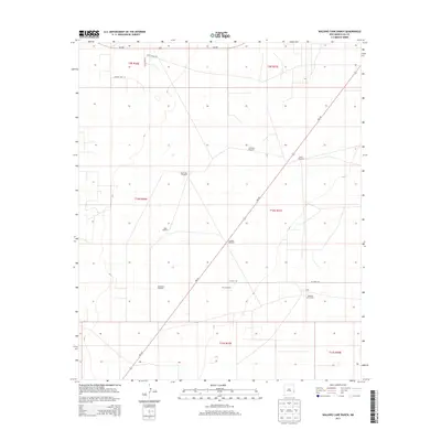 2013 Map of Walking Cane Ranch, 2013 Print