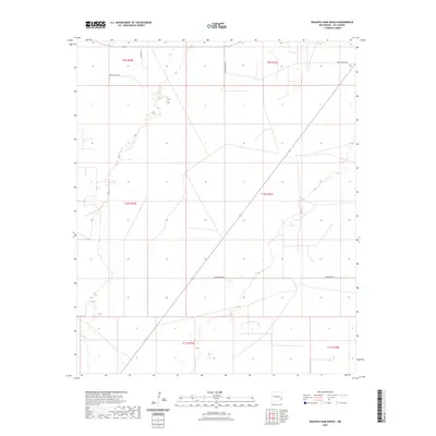 2023 Map of Walking Cane Ranch, 2023 Print