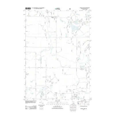 2012 Map of Walkup Lake, 2012 Print