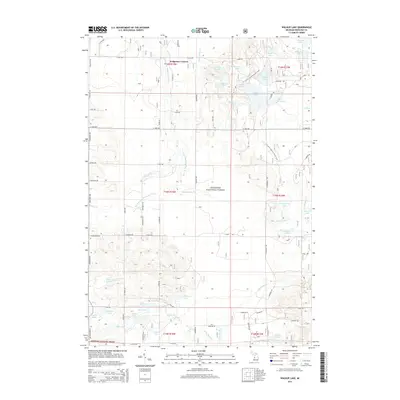 2014 Map of Walkup Lake, 2014 Print