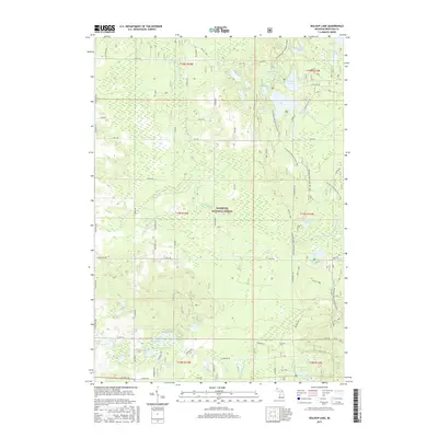2017 Map of Walkup Lake, 2017 Print