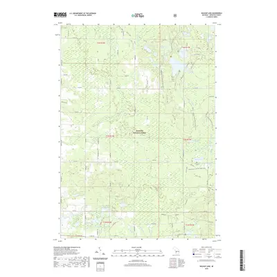 2019 Map of Walkup Lake, 2019 Print