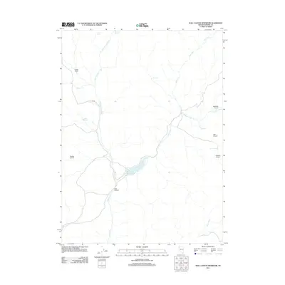 2011 Map of Wall Canyon Reservoir, 2011 Print