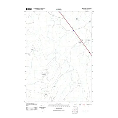 2012 Map of Wall Creek, 2012 Print