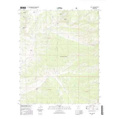 2017 Map of Wall Lake, 2017 Print