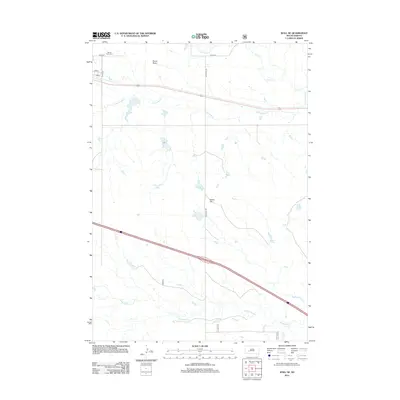 2012 Map of Wall NE, 2012 Print